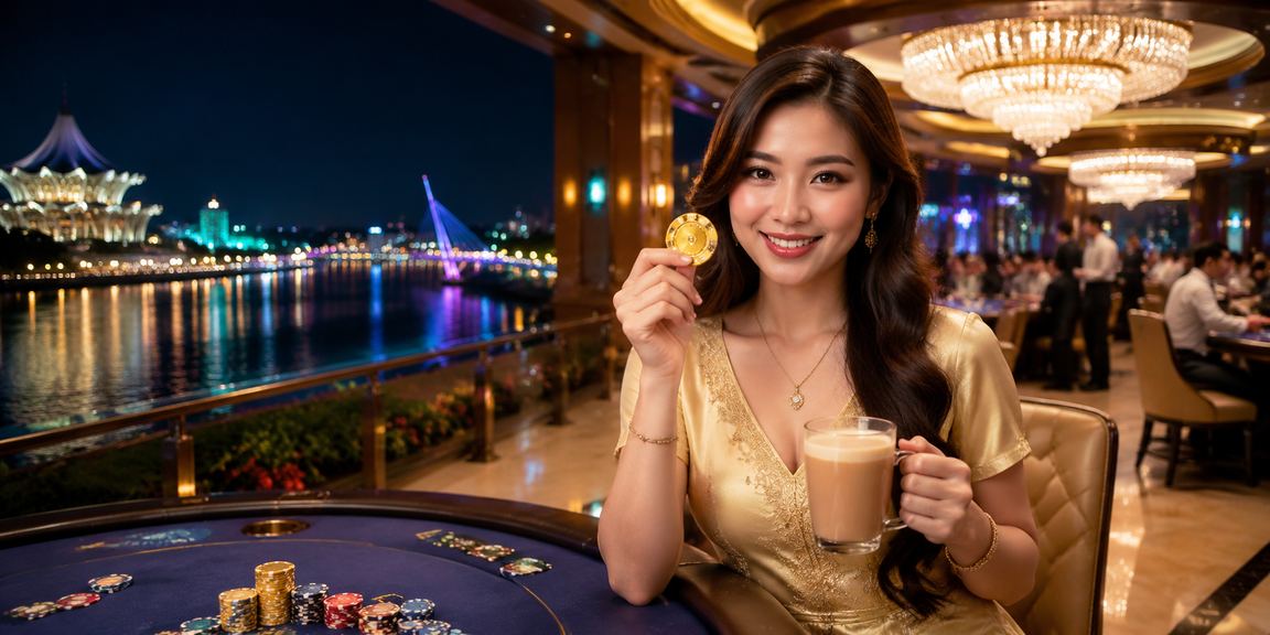 Pemain Roulette ak6185 sedang membuat pertaruhan di Kuching, Sarawak