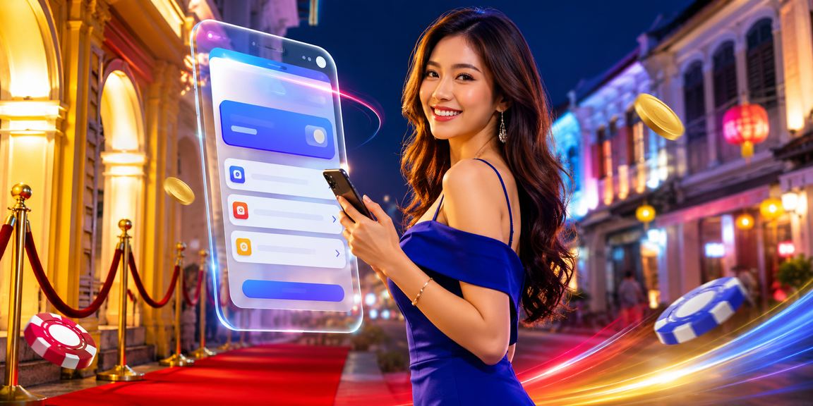 Antara muka aplikasi mudah alih ak6185 pada skrin Android